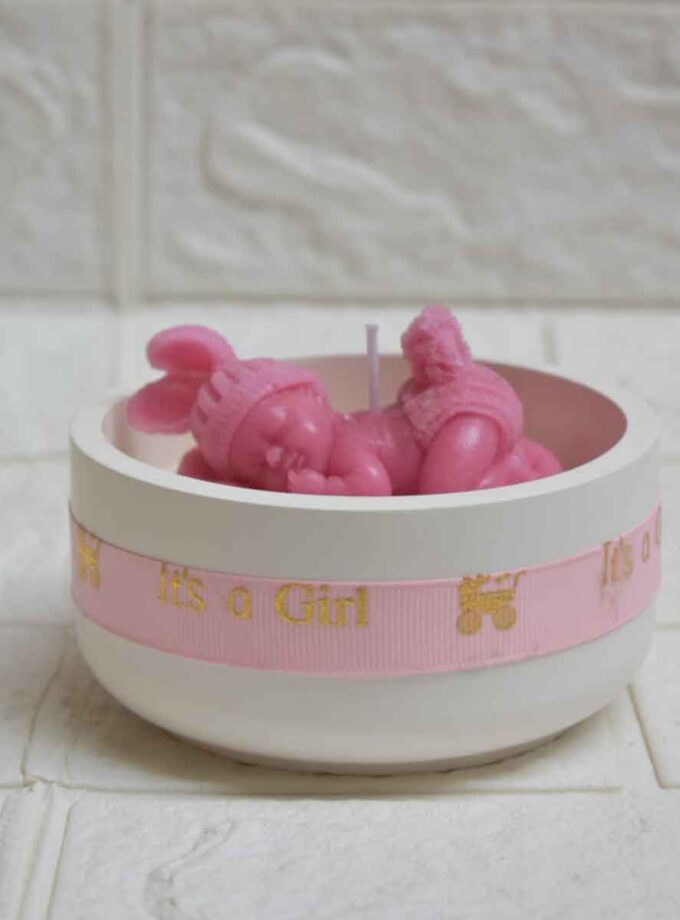 BABY SHOWER CANDLE BOWL