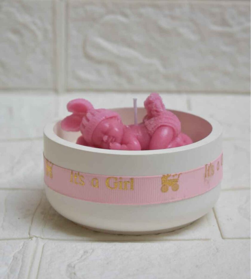 BABY SHOWER CANDLE BOWL