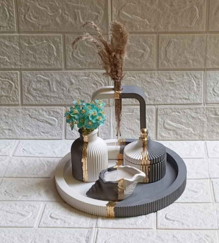 ROUND ARCH TRAY SET -3