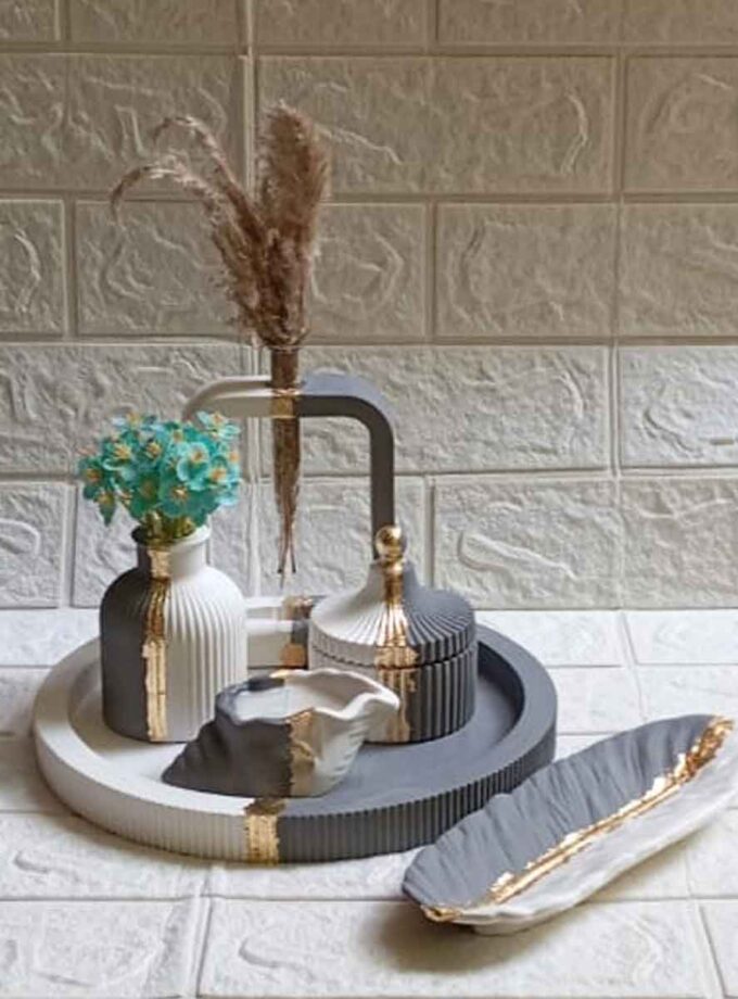 ROUND TRAY SET -2