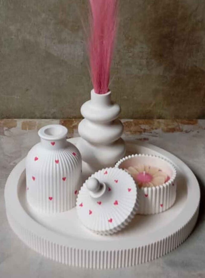 ROUND ARCH TRAY SET -4