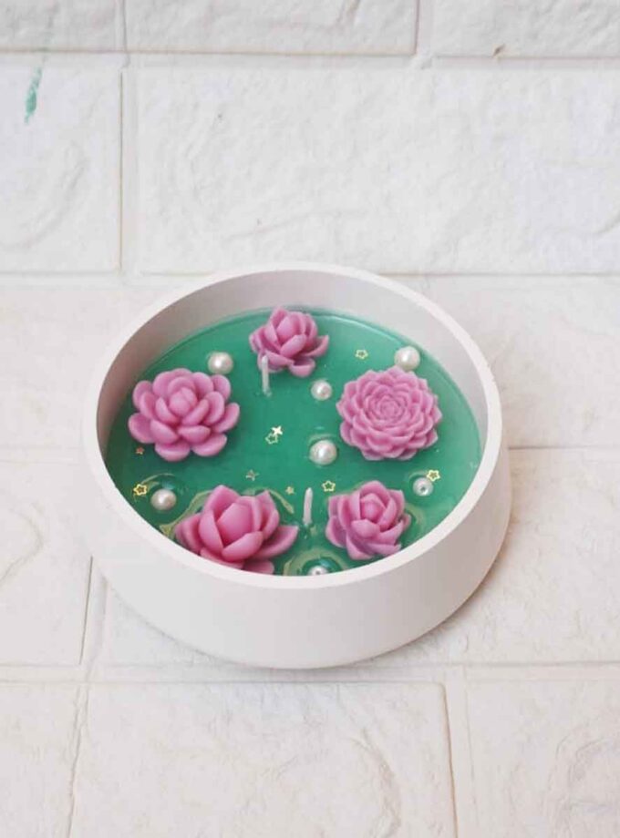 Succulent Candle bowl